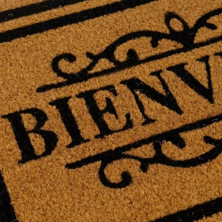 Kāju slaukāmais paklājs BIENVENUE Brūns Melns PVC Kokosriekstu šķiedra 60 x 40 x 1,5 cm
