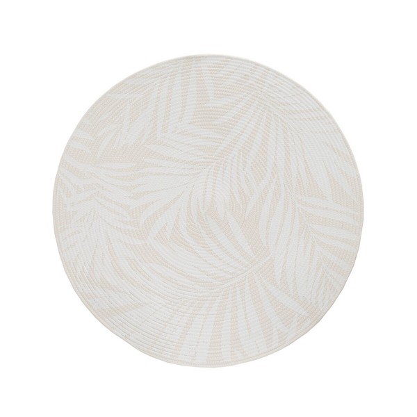 Kilimas Balta Rusvai gelsva 90 x 90 x 0,5 cm