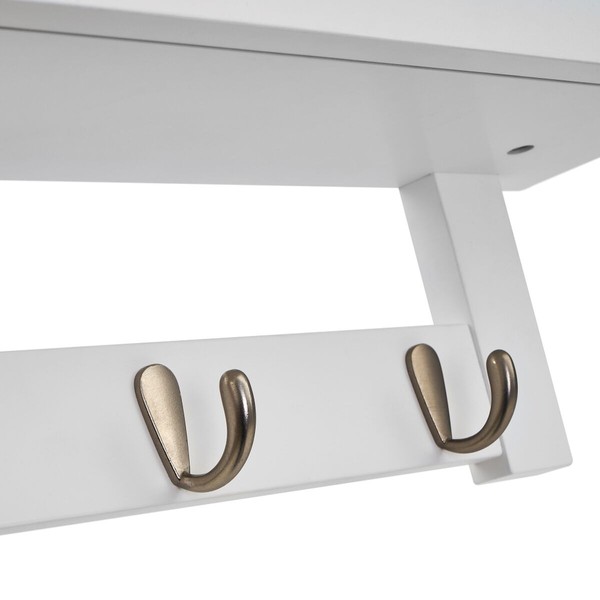 Shelve White Bamboo 49 x 12 x 18 cm