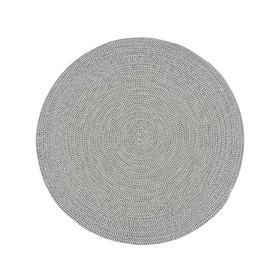 Ковер Белый Серый 90 x 90 x 0,2 cm