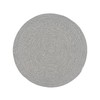 Carpet White Grey 90 x 90 x 0,2 cm