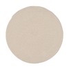 Carpet White Beige 110 x 110 x 0,2 cm
