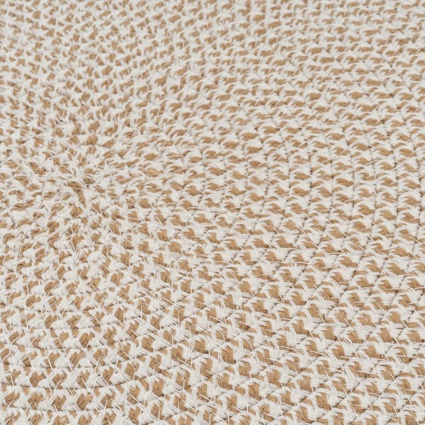 Carpet White Beige 110 x 110 x 0,2 cm