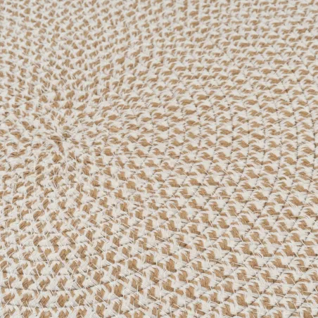Ковер Белый Бежевый 90 x 90 x 0,2 cm