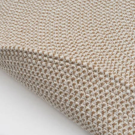 Carpet White Beige 90 x 90 x 0,2 cm