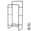 Coat rack Black 70,5 x 44,5 x 157 cm
