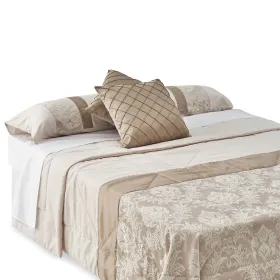Bedspread (quilt) GLIESE Grey Double 230 x 250 x 2 cm