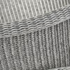 Multi-purpose basket White Grey Polyester (3 Units)