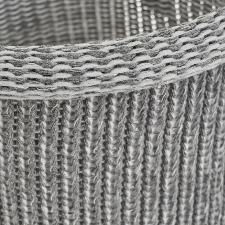 Multi-purpose basket White Grey Polyester (3 Units)