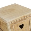 Chest of drawers COUNTRY Natural 26 x 32 x 63 cm