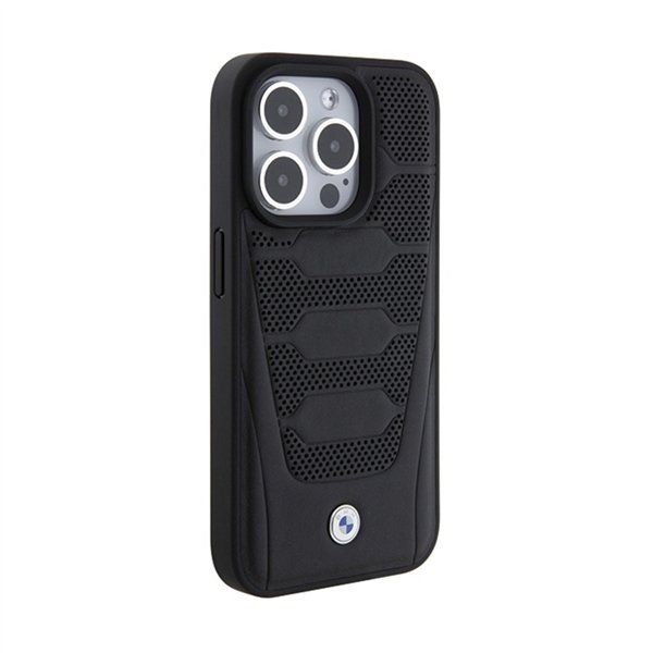 BMW Leather Seats Pattern - Case for iPhone 15 Pro Max (Black)
