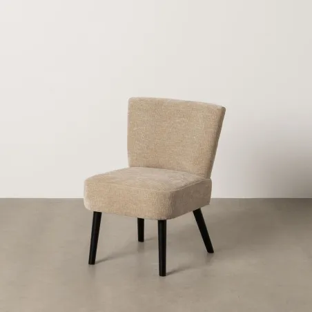 atzveltnes krēsls Melns 55 x 63 x 76 cm