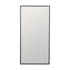 Wall mirror Black 50 x 4 x 10 cm