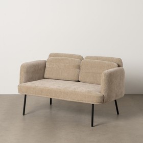 Sohva Musta Beige 127 x 72 x 73 cm