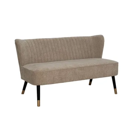 Sohva Musta Beige Kullattu 134 x 74 x 70 cm