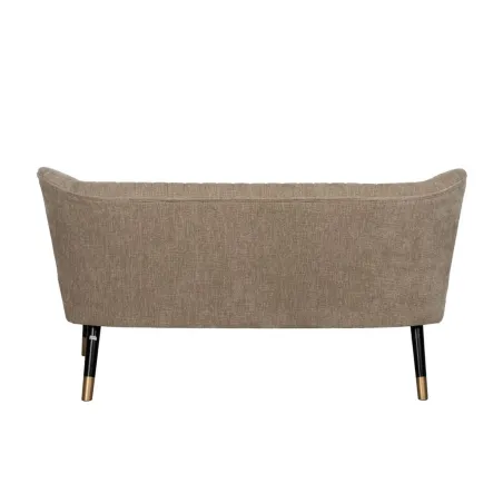 Sohva Musta Beige Kullattu 134 x 74 x 70 cm