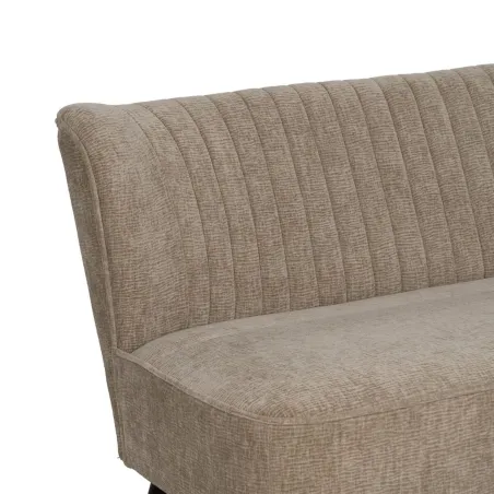 Sohva Musta Beige Kullattu 134 x 74 x 70 cm