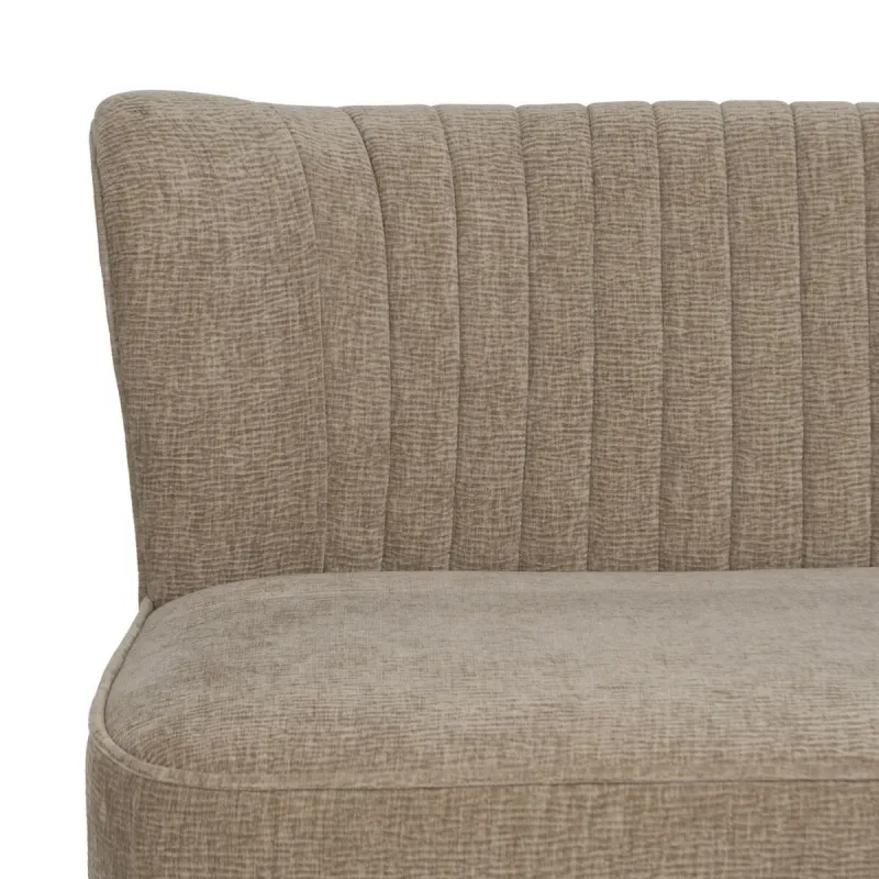 Sohva Musta Beige Kullattu 134 x 74 x 70 cm