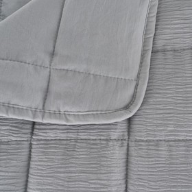 Bedspread (quilt) Grey 180 x 260 x 1 cm