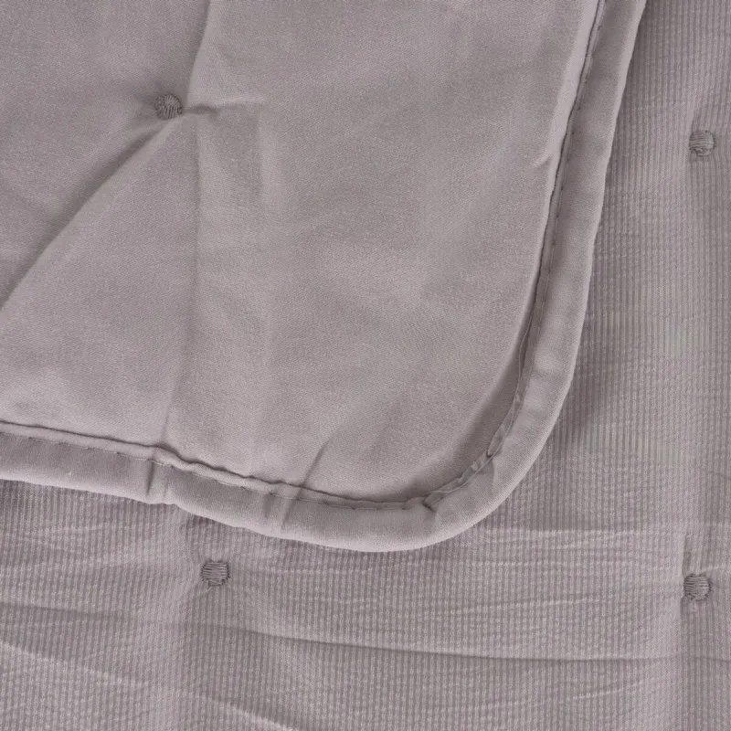 Bedspread (quilt) Grey 270 x 280 x 1 cm