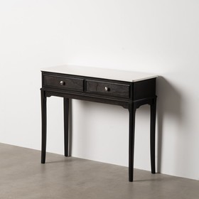 Sivupöytä MODS Valkoinen Musta Puu MDF 90 x 33 x 76 cm