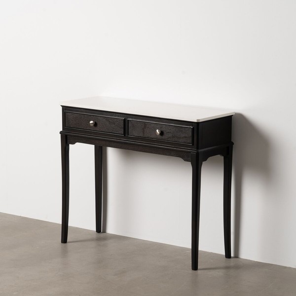 Bufete MODS Balts Melns Koks MDF 90 x 33 x 76 cm