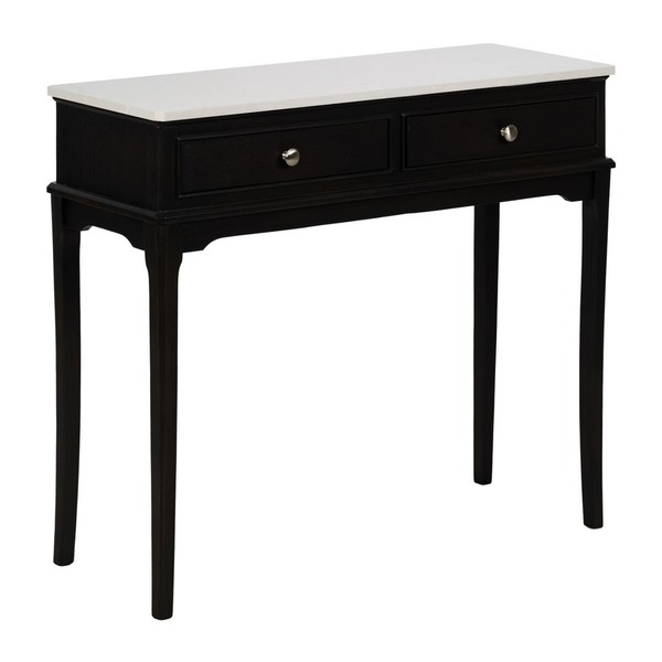 Bufete MODS Balts Melns Koks MDF 90 x 33 x 76 cm