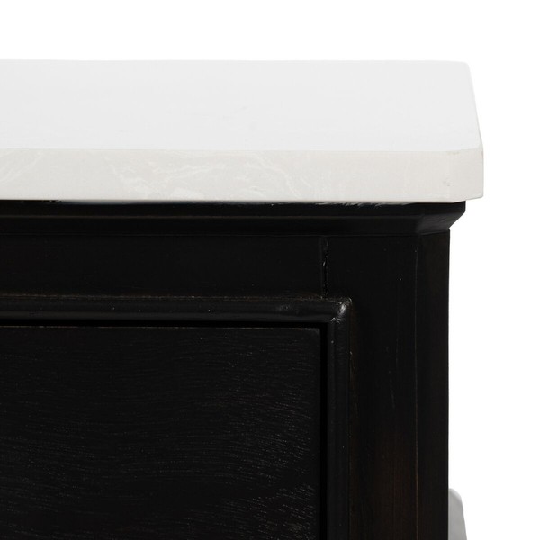 Indauja MODS Balta Juoda Medžio MDF 90 x 33 x 76 cm