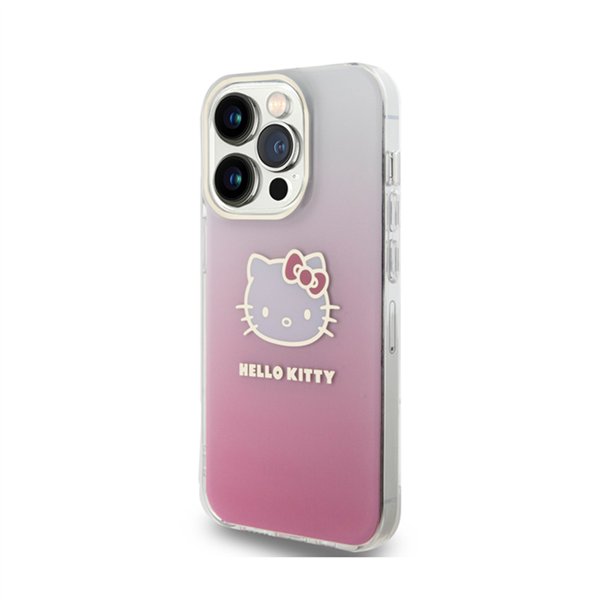 Hello Kitty IML Gradient Electrop Kitty Head - iPhone 14 Pro Max Case (pink)