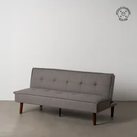 Sofabed Black Grey 181 x 102 x 85 cm