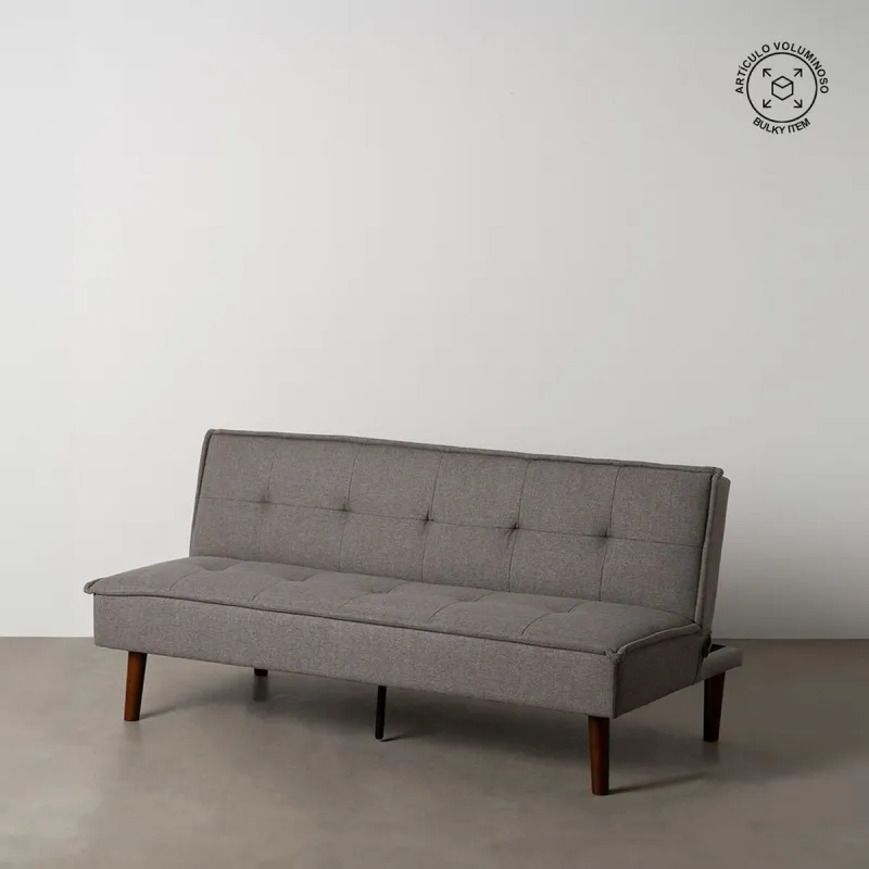 Sofa-lova Juoda Pilka 181 x 102 x 85 cm