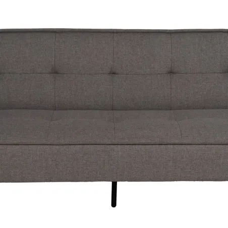 Sofabed Black Grey 181 x 102 x 85 cm