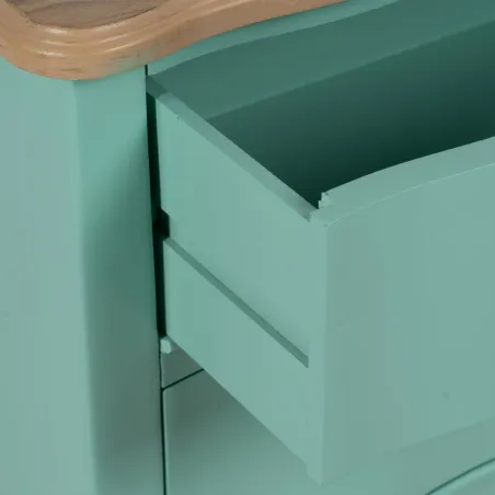 Ночной столик бирюзовый 80 x 38 x 65,5 cm