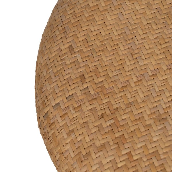 Pehmustettu istuin RATÁN Luonnollinen Rottinki 40 x 40 x 46 cm (2 osaa)