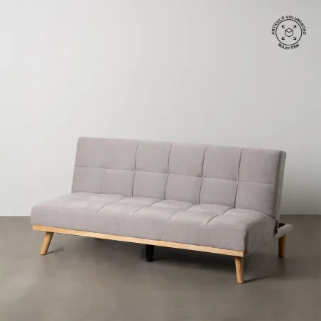 Sofa-lova Pilka Natūralus 178 x 94 x 86 cm