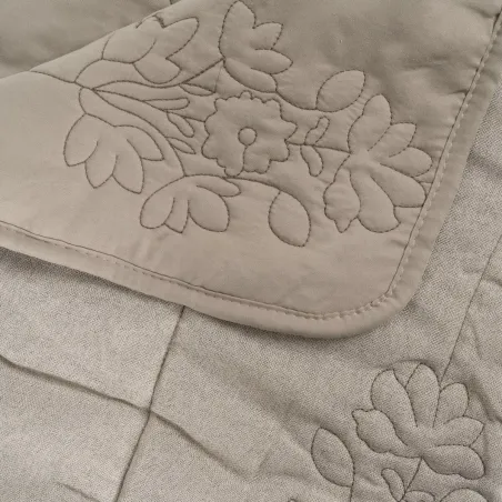 Bedspread (quilt) Taupe 240 x 1 x 260 cm