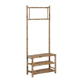 Takkiteline Luonnollinen Bambu 70 x 32 x 175 cm