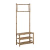 Coat rack Natural Bamboo 70 x 32 x 175 cm