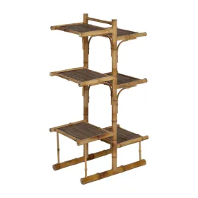 Plaukti Bēšs Bambuss 57 x 32 x 100 cm