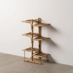 Shelves Beige Bamboo 57 x 32 x 100 cm