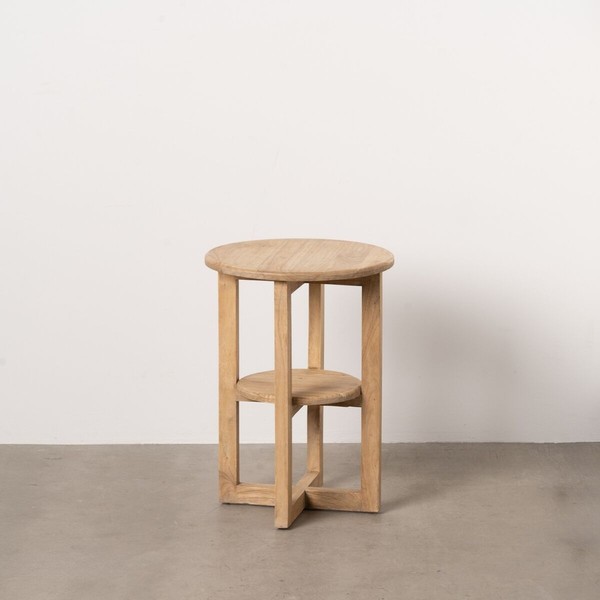 Side table Natural 40 x 40 x 55 cm