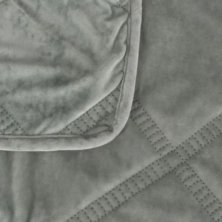 Bedspread (quilt) Green 180 x 1 x 260 cm