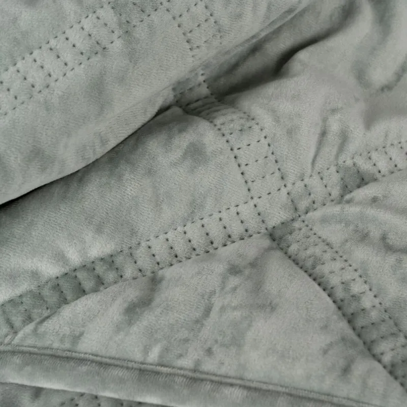 Bedspread (quilt) Green 180 x 1 x 260 cm