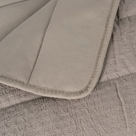 Bedspread (quilt) Taupe 240 x 1 x 260 cm