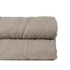 Bedspread (quilt) Taupe 240 x 1 x 260 cm