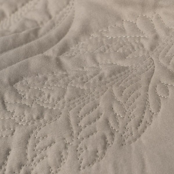 Bedspread (quilt) Taupe 240 x 1 x 260 cm