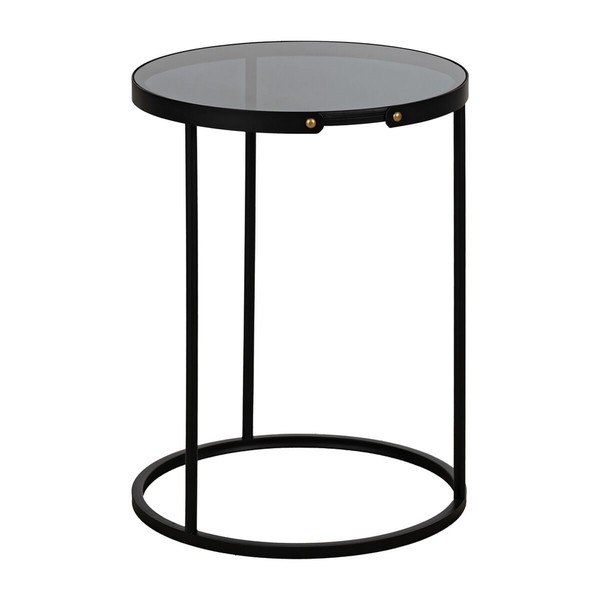 Set of 2 tables Black 46 x 46 x 60 cm (2 Units)