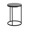 Set of 2 tables Black 46 x 46 x 60 cm (2 Units)