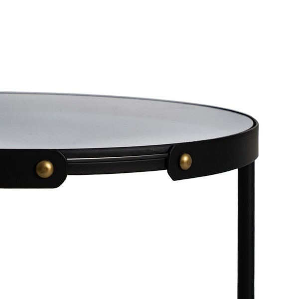 Set of 2 tables Black 46 x 46 x 60 cm (2 Units)