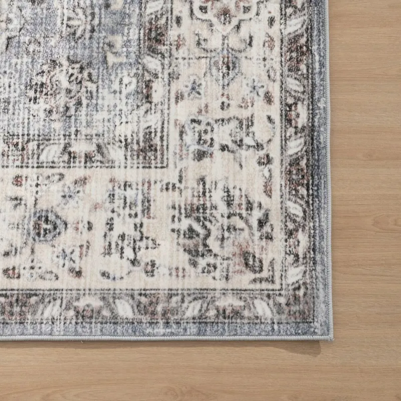 Carpet Beige Grey 160 x 0,7 x 230 cm